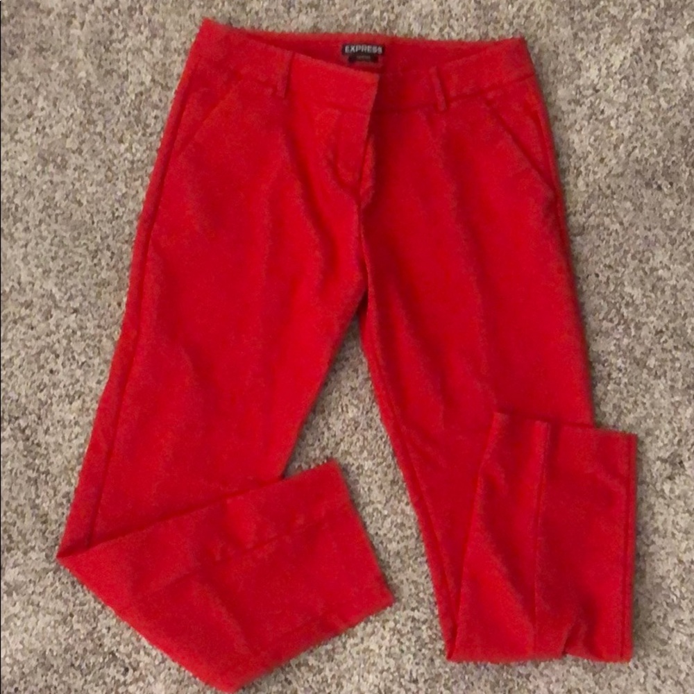Express red Columnist dress pants